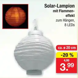 Zimmermann Solar-lampion Angebot