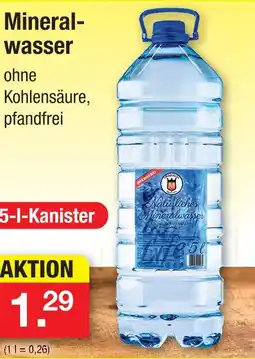 Zimmermann Mineralwasser Angebot
