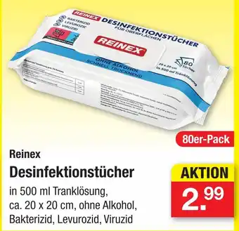 Zimmermann Reinex desinfektionstücher Angebot