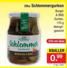 Zimmermann Efko schlemmergurken burger & bbq Angebot