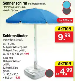 Zimmermann Sonnenschirm Angebot