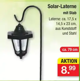 Zimmermann Solar-laterne mit stab Angebot
