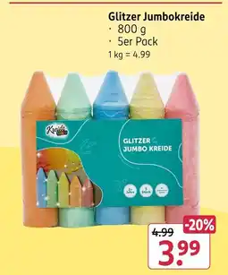 Rossmann Kreide spa glitzer jumbokreide Angebot