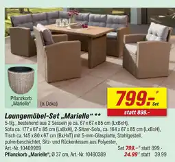 toom Baumarkt Loungemöbel-set marielle Angebot