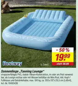 toom Baumarkt Bestway sonnenliege tanning lounge Angebot