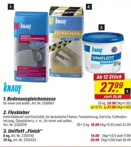 toom Baumarkt Knauf bodenausgleichsmasse Angebot