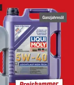 toom Baumarkt Liqui moly leichtlauf-motorenöl „high tech 5w-40“ Angebot