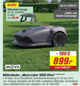 toom Baumarkt Mova mähroboter mova lidax 1000 ultra Angebot