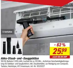 toom Baumarkt Akku-staub- und -saugebläse Angebot