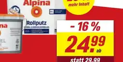 toom Baumarkt Alpina rollputz Angebot