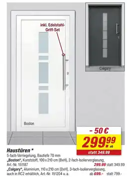 toom Baumarkt Boston haustür Angebot