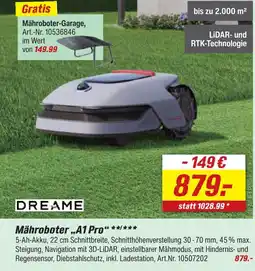 toom Baumarkt Dreame mähroboter a1 pro Angebot