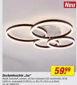toom Baumarkt Deckenleuchte 'isa' Angebot