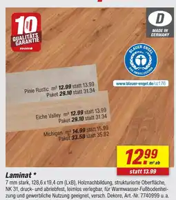toom Baumarkt Laminat pinie rustic Angebot