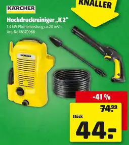 Hagebau Kärcher hochdruckreiniger k2 Angebot