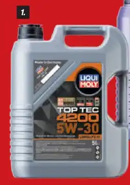 toom Baumarkt Liqui moly motorenöl „top tec 4200 5w-30“ Angebot