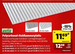 Hagebau Gutta polycarbonat-hohlkammerplatte Angebot
