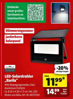 Hagebau Casaya led-solarstrahler barila Angebot