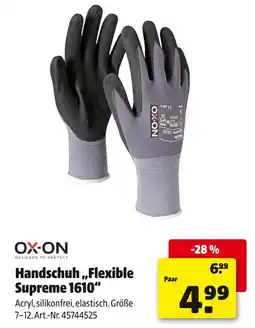 Hagebau Ox-on handschuh flexible supreme 1610 Angebot