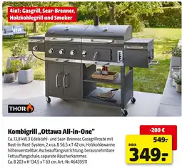 Hagebau Thor kombigrill ottawa all-in-one Angebot