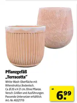 Hagebau Pflanzgefäß terracotta Angebot