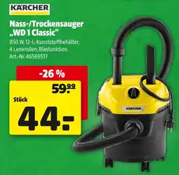 Hagebau Kärcher nass-/trockensauger wd 1 classic Angebot