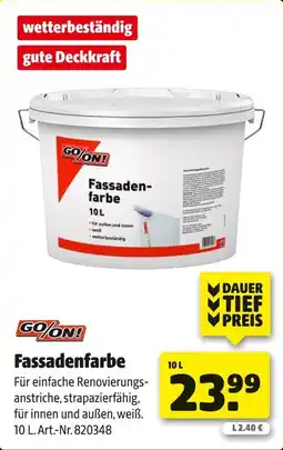 Hagebau Go/on! fassadenfarbe Angebot