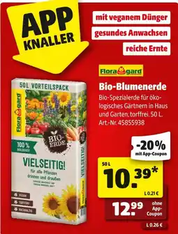 Hagebau Flora gard bio-blumenerde Angebot