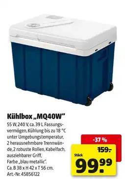 Hagebau Kühlbox mq40w Angebot