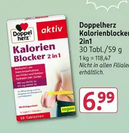 Rossmann Doppelherz kalorienblocker 2in1 Angebot