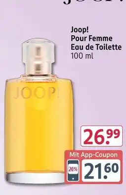 Rossmann Joop! pour femme eau de toilette Angebot