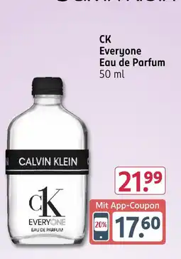 Rossmann Calvin klein ck everyone eau de parfum Angebot
