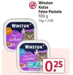 Rossmann Winston feine pastete Angebot