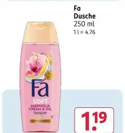 Rossmann Fa dusche soft magnolia cream & oil Angebot