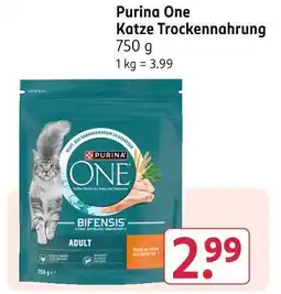 Rossmann Purina one katze trockenahrung Angebot