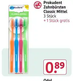 Rossmann Prokudent zahnbürsten classic mittel Angebot