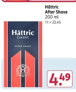Rossmann Hâttric after shave Angebot