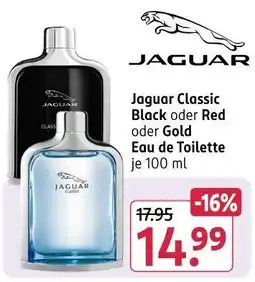 Rossmann Jaguar classic black/red/gold eau de toilette Angebot