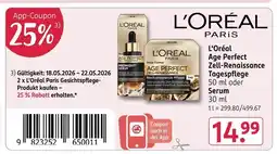 Rossmann L'oréal paris age perfect zell-renaissance tagespflege Angebot