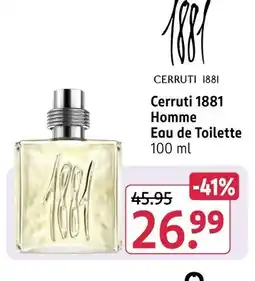 Rossmann Cerruti 1881 homme eau de toilette Angebot