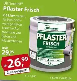 Sonderpreis Baumarkt Ultrament Pflaster Frisch Angebot