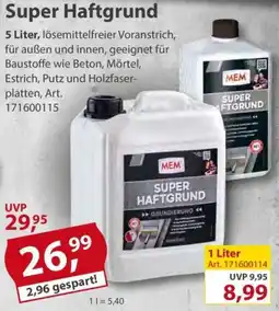 Sonderpreis Baumarkt MEM Super Haftgrund Angebot