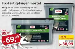 Sonderpreis Baumarkt MEM Fix-Fertig-Fugenmörtel Angebot