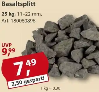 Sonderpreis Baumarkt Basaltsplitt Angebot