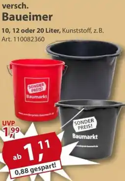Sonderpreis Baumarkt versch. Baueimer Angebot