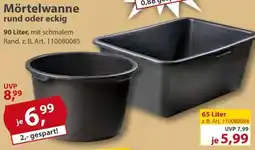 Sonderpreis Baumarkt Mörtelwanne rund oder eckig Angebot