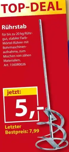 Sonderpreis Baumarkt Rührstab Angebot