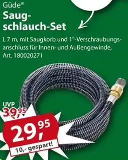Sonderpreis Baumarkt Güde Saugschlauch-Set Angebot