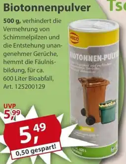 Sonderpreis Baumarkt WECO Biotonnenpulver Angebot