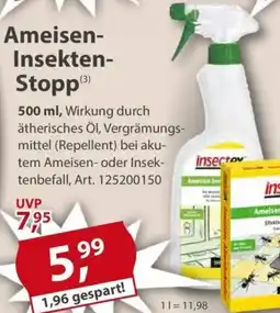 Sonderpreis Baumarkt Insectex Ameisen Insekten Stopp Angebot